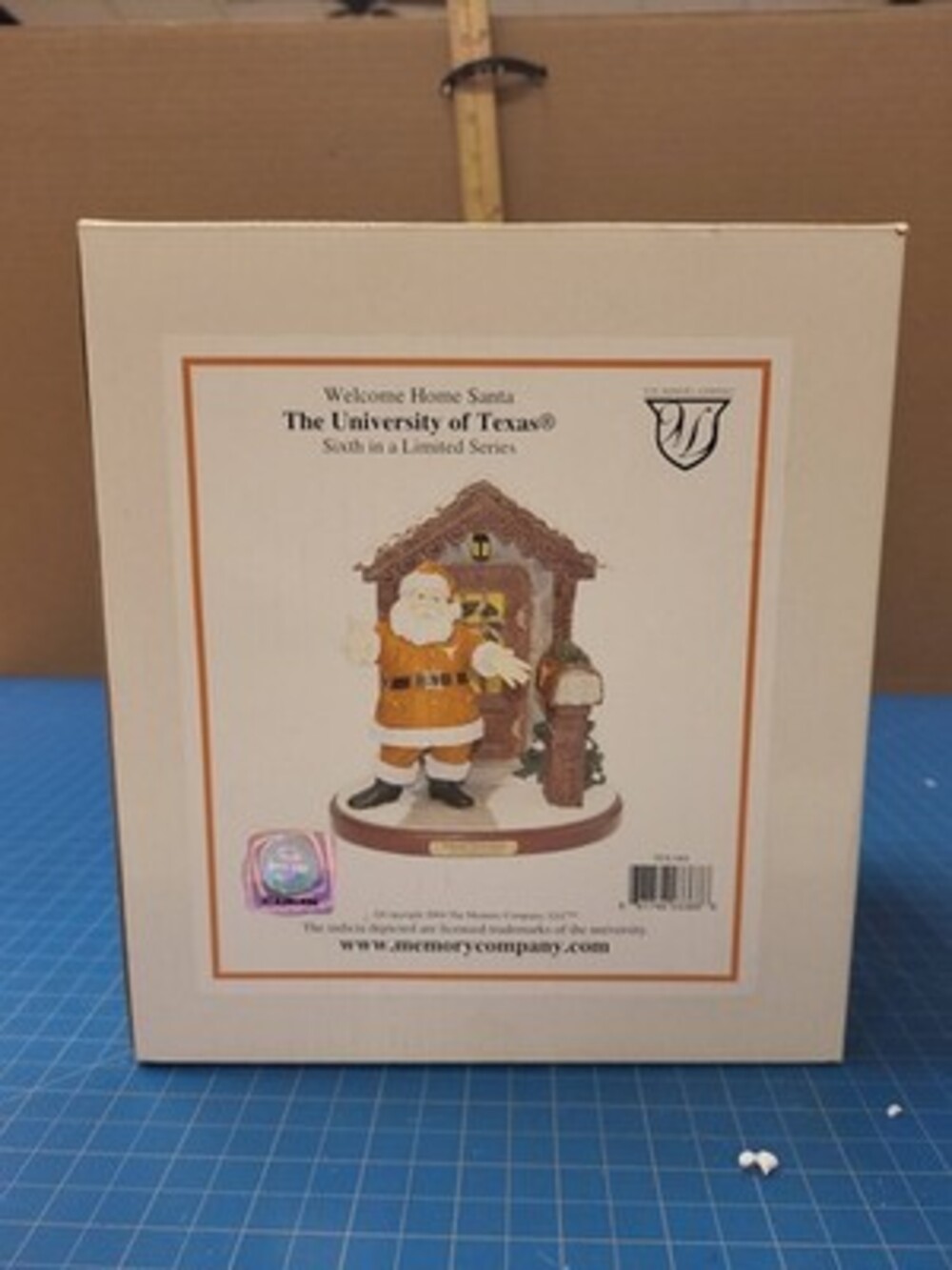 Memory Company Welcome Home Santa University Texas UT Limited Series Figurine